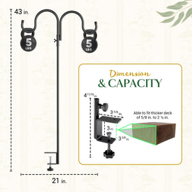 IDZO 360-degree swivel hook for flexible hanging angles