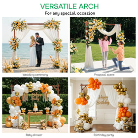 IDZO arch with balloons demonstrates backdrop potential for festive celebrations