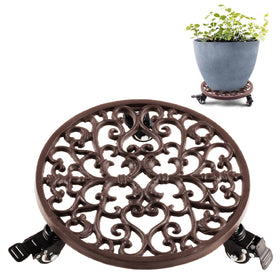 IDZO 350lbs plant caddy with wheels enables easy sun or shade repositioning.