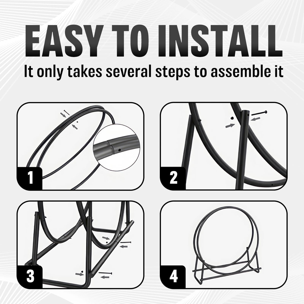 IDZO easy-assembly image shows included accessories and simple setup.