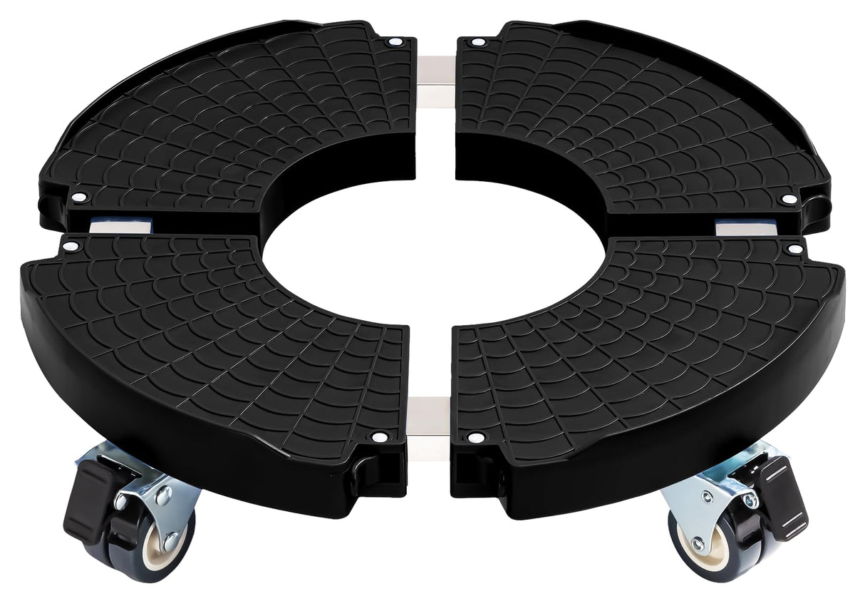 IDZO heavy-duty trolley planter caddy with wheels showing easy pot relocation