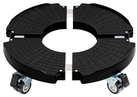 IDZO heavy-duty trolley planter caddy with wheels showing easy pot relocation