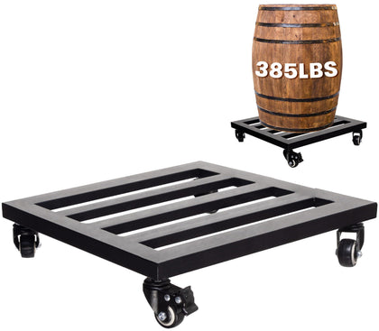 IDZO upgraded lockable trolley with 12-inch wheels supports 385 lbs for flexible plant display