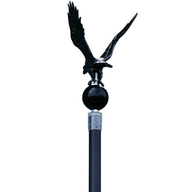 iElyiEsy black eagle topper adds a bold decorative accent to homes.