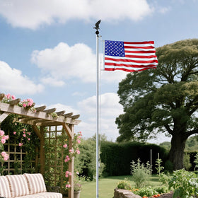 iElyiEsy outdoor decor topper for garden flags and entry displays.