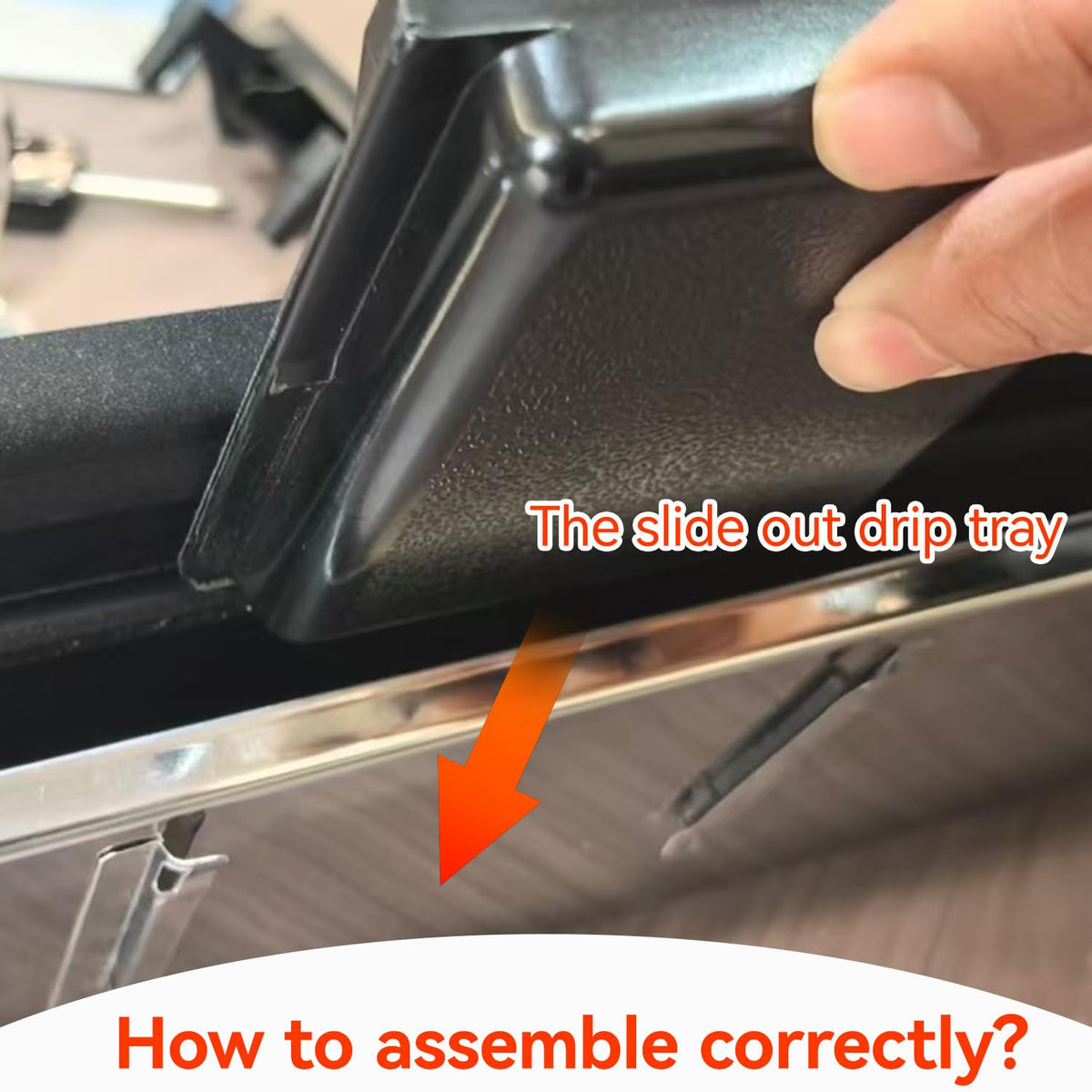 I-Keukenn cool-touch handles and stable non-slip feet for safe setup