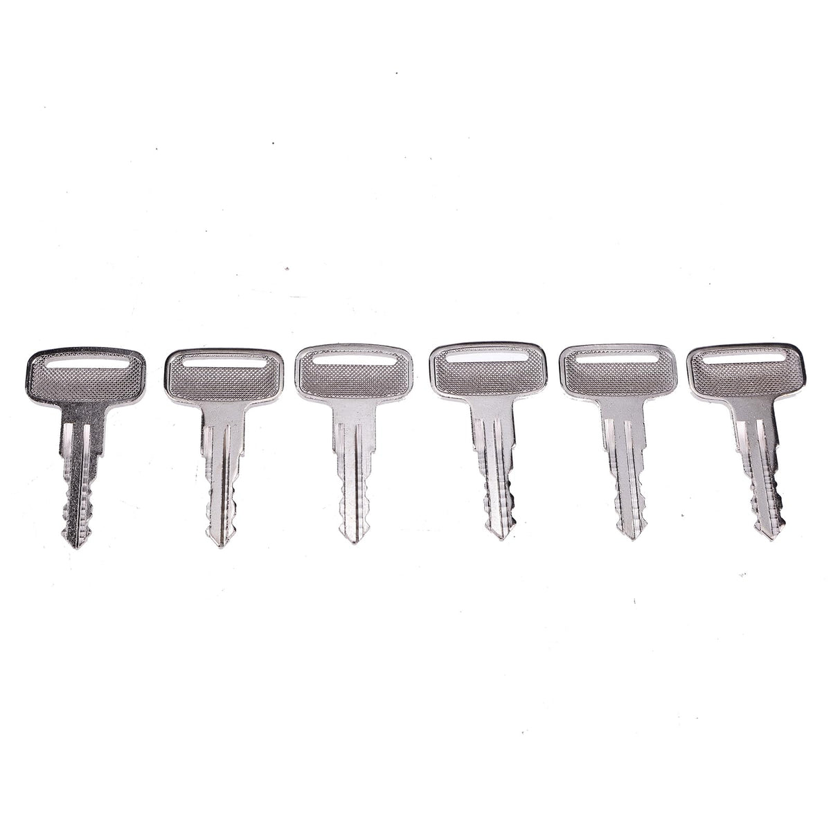 Packaging image of IEQFUE ignition keys highlighting the compact six-pack.