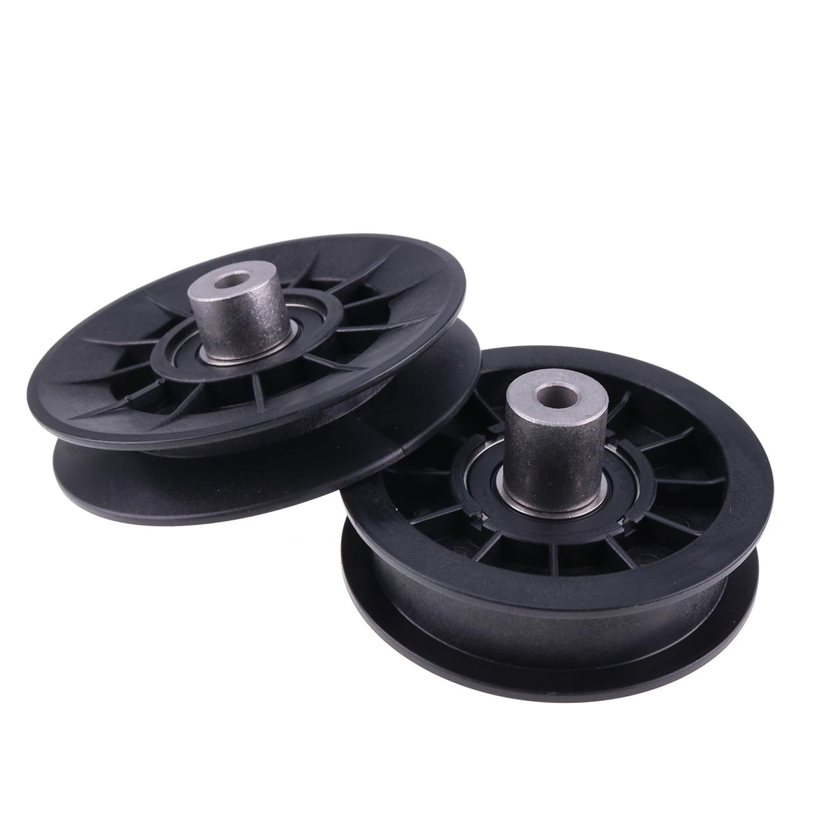 IEQFUE V-Idler Pulley AM134501 close-up for precise Deere compatibility
