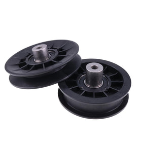 IEQFUE V-Idler Pulley AM134501 close-up for precise Deere compatibility