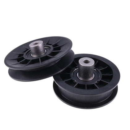 IEQFUE V-Idler Pulley AM134501 close-up for precise Deere compatibility