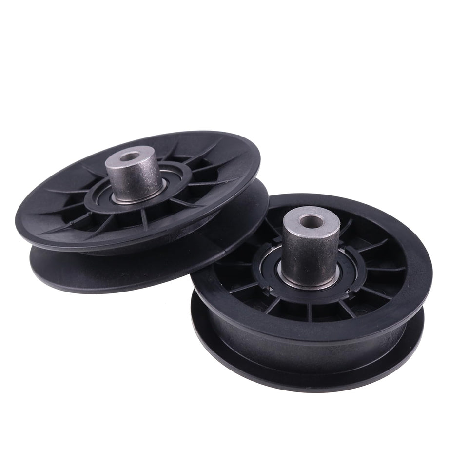 IEQFUE V-Idler Pulley AM134501 close-up for precise Deere compatibility