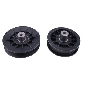 IEQFUE V-Idler Pulley AM134502 close-up showing sturdy construction