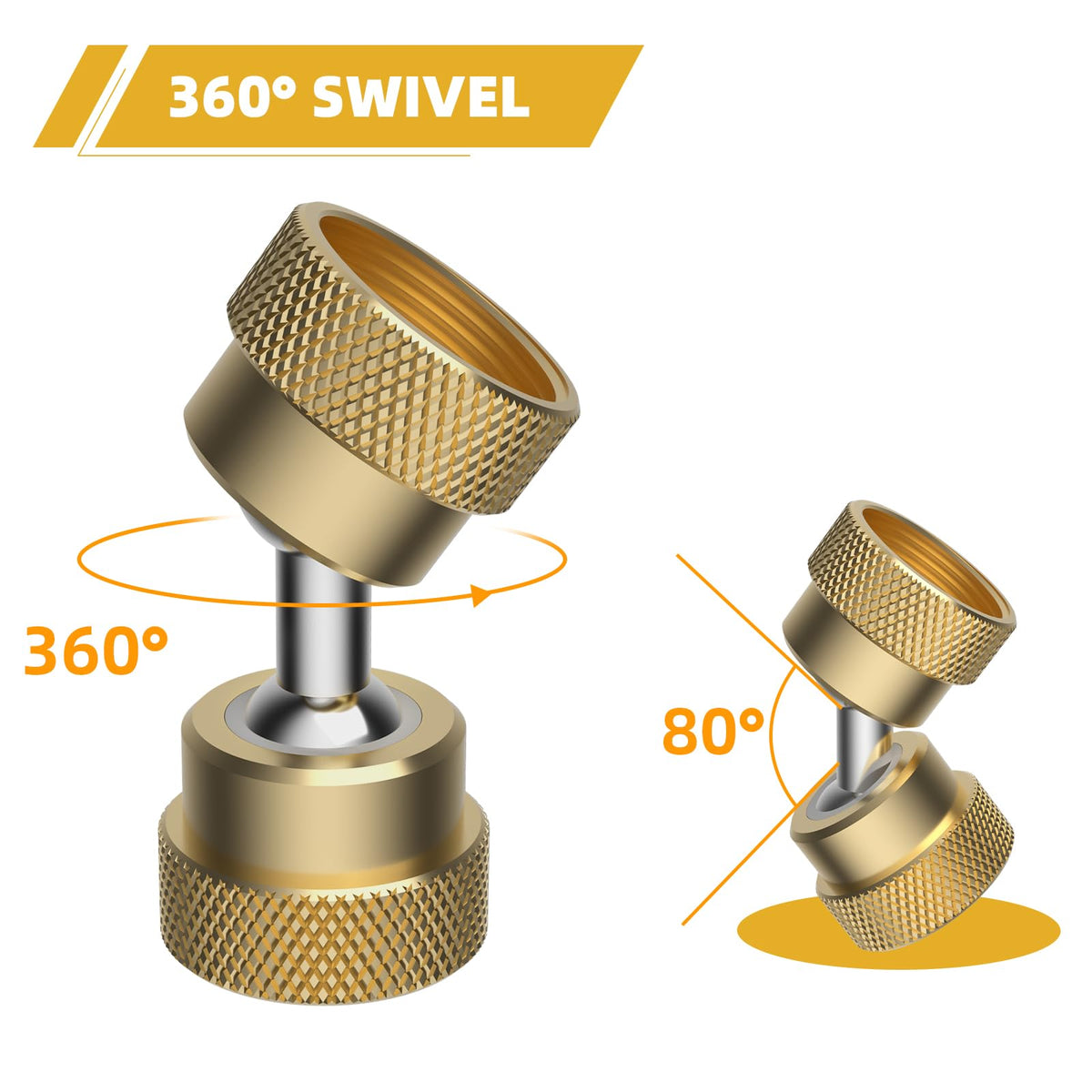iFealClear leak-proof adapter with washers reducing drips during high pressure tasks