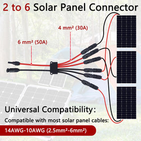 IFYKIM tool-free MC4 connection allows fast, screw-free installation.