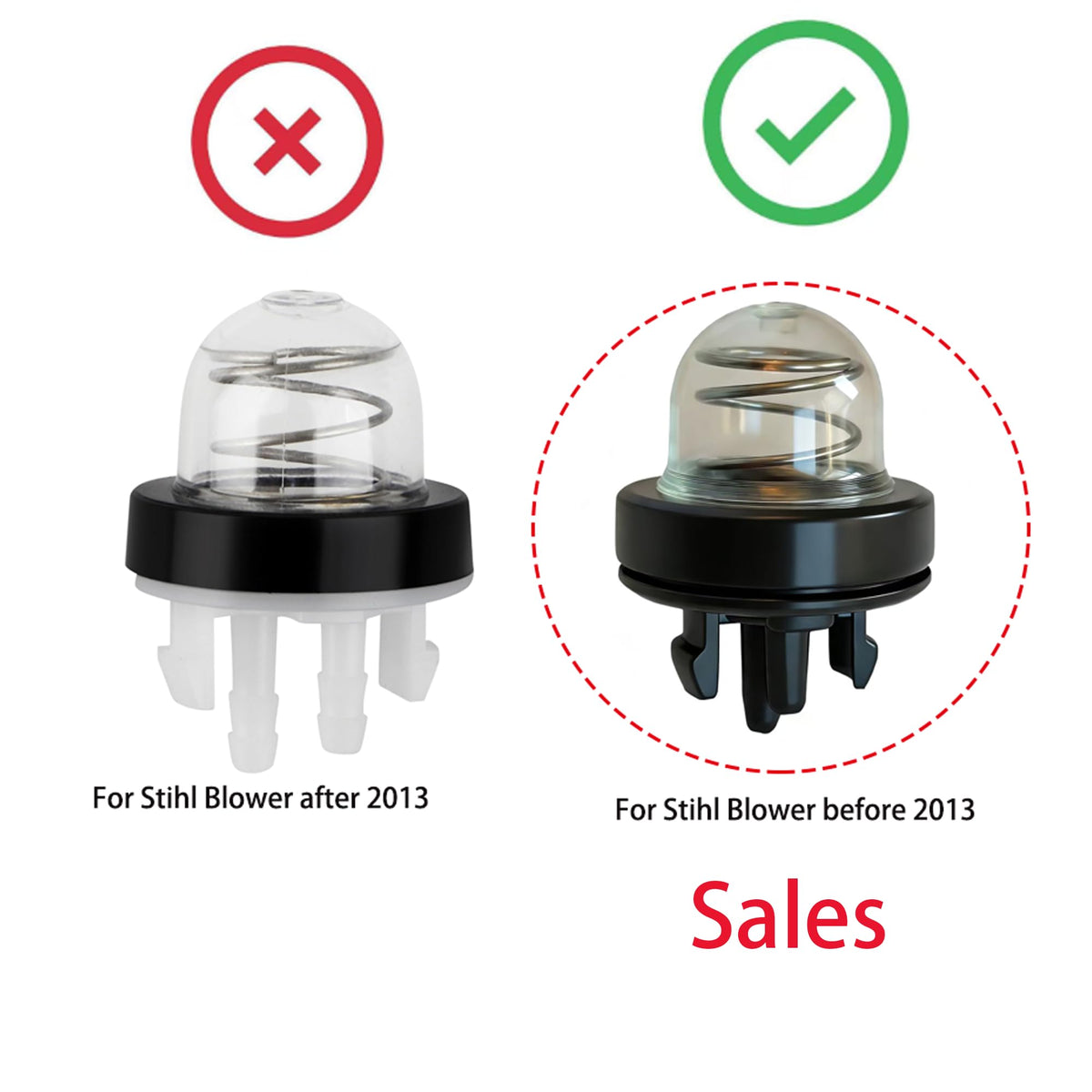 IFZKuZmLy BR500/BR550/BR600 compatibility primer bulb for easy maintenance.