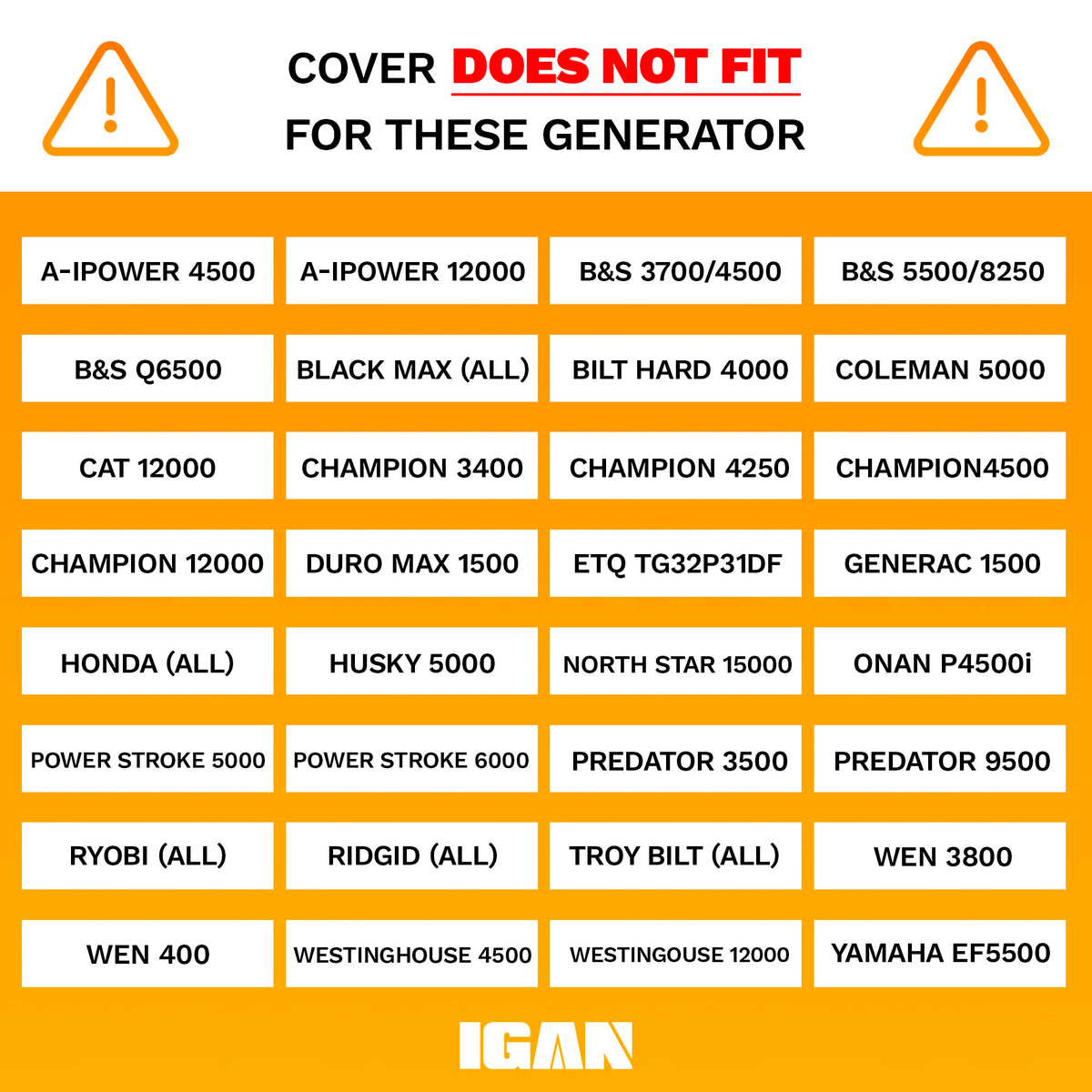 IGAN 3-year warranty for durable protection