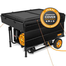 IGAN outdoor-pro-max cover fits 3500-12000W generators and shields from rain