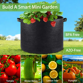 iGarden balcony garden with 20gal capacity and portability