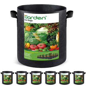 igarden tall 7-gallon grow bag with handles for easy transport and upright stability