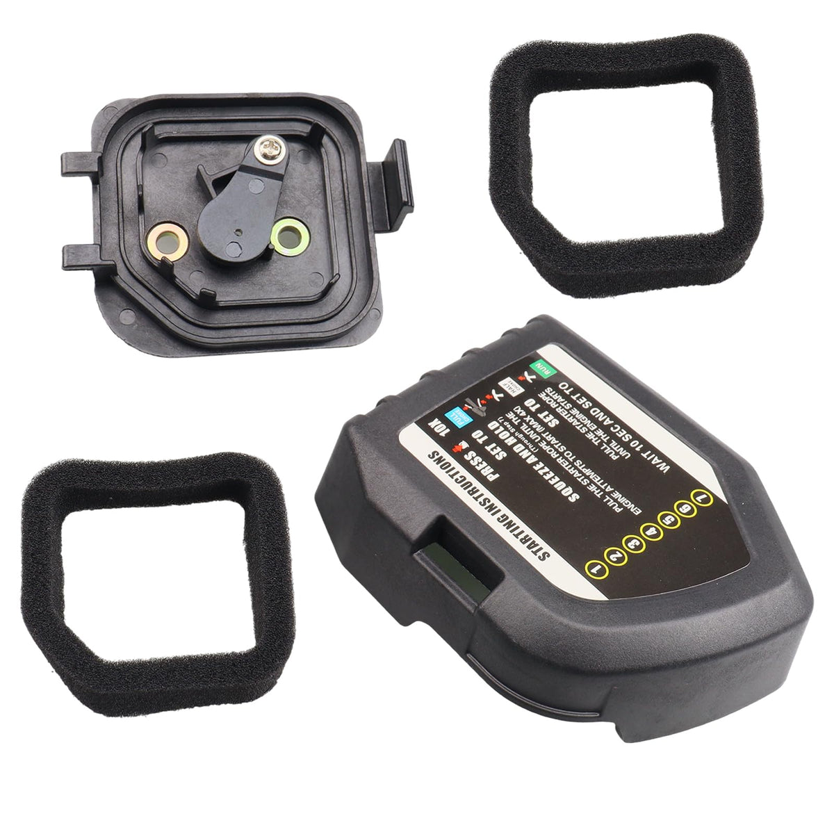 Iggniopt airbox base assembly for Ryobi ensures a secure seal and durability.