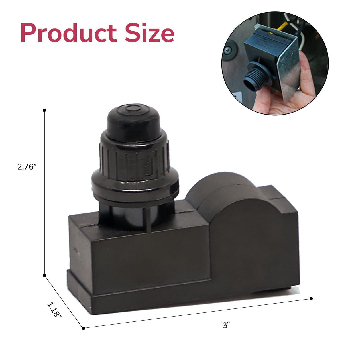 IgnisGlow AA battery ignition solution for easy replacement.
