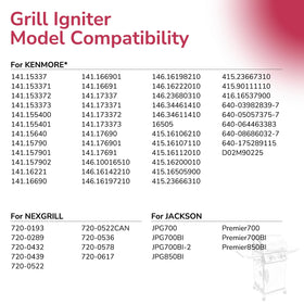 IgnisGlow replacement igniter supports outdoor cooking and backyard gatherings.