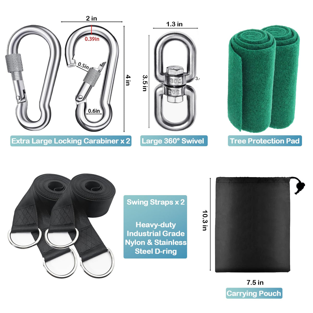 IGOLFLUCK swivel fit improves stability while swinging.