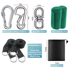 IGOLFLUCK swivel fit improves stability while swinging.