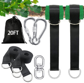 IGOLFLUCK tree swing straps 20ft ready for versatile outdoor hanging.