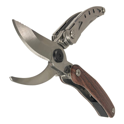IGRARK pruning shears with 7-in-1 folding design for versatile garden tasks