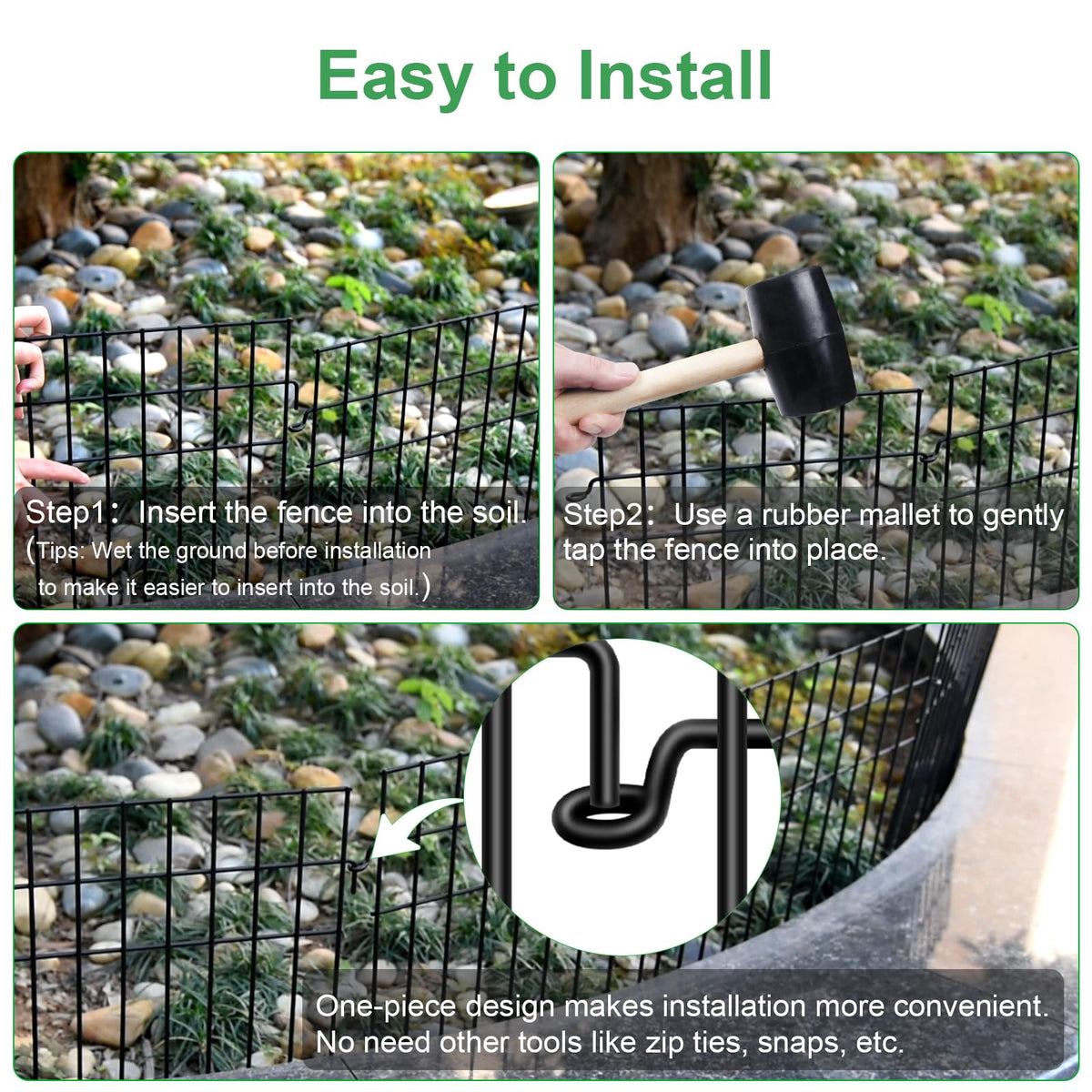 iGreely 1.16 inch ground gap enhances soil-edge protection.