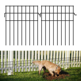 iGreely 25-panel garden fence assembly for quick no-dig setup.