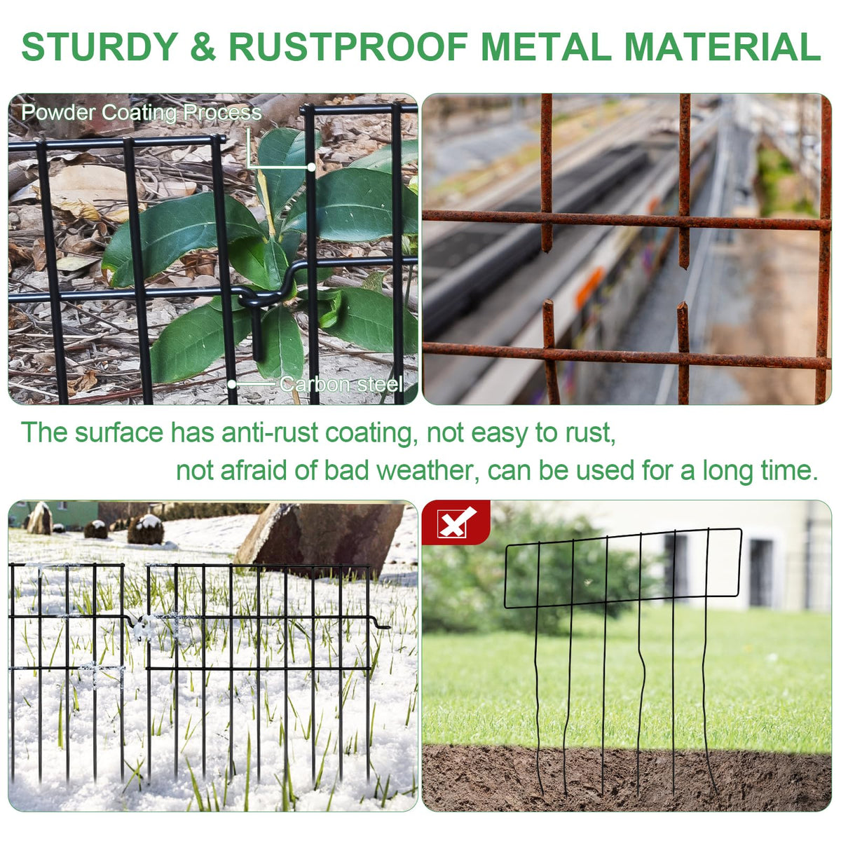 iGreely flexible fence layout supports multiple shapes in the yard.