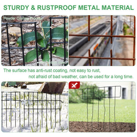 iGreely flexible fence layout supports multiple shapes in the yard.