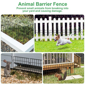 iGreely garden border fencing adds decorative edge to outdoor spaces.
