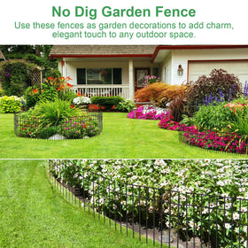 iGreely garden border edging adds decorative outdoor detail.