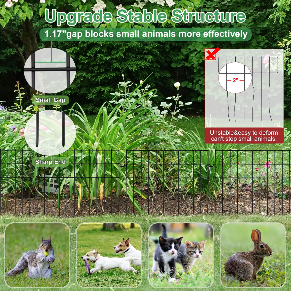 iGreely no-dig installation with hammer enables quick lawn-friendly setup.