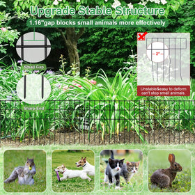 iGreely rustproof metal stakes close-up for outdoor durability.