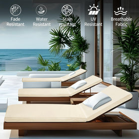 Iheqard backrest cushion detail supports ergonomic seating during outdoor relaxation.