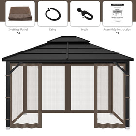 Iheqard four-panel kit enables comfortable dining with reduced insect intrusion.