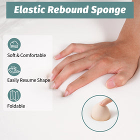 Iheqard cushion fabric is waterproof and fade-resistant for easy maintenance and longevity.
