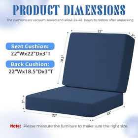 Iheqard cushion with extended zipper enables easy cover removal.