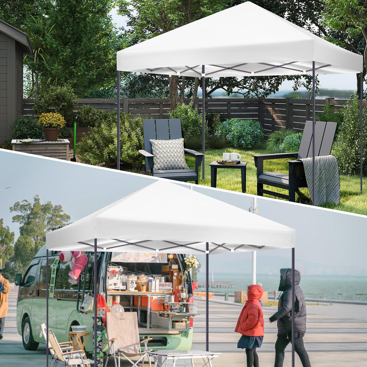 Iheqard ready-to-use canopy top displayed for quick shade setup