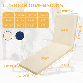 Iheqard thick high-rebound sponge cushions stay comfy and recover shape over time.