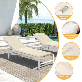 Iheqard waterproof fabric resists fading for easy cleaning after outdoor use.