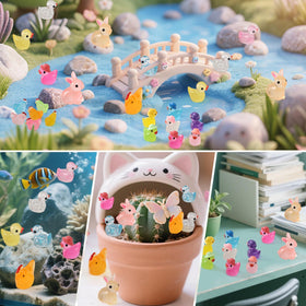 IHFAIO mini resin axolotls with bright details for shelves and displays