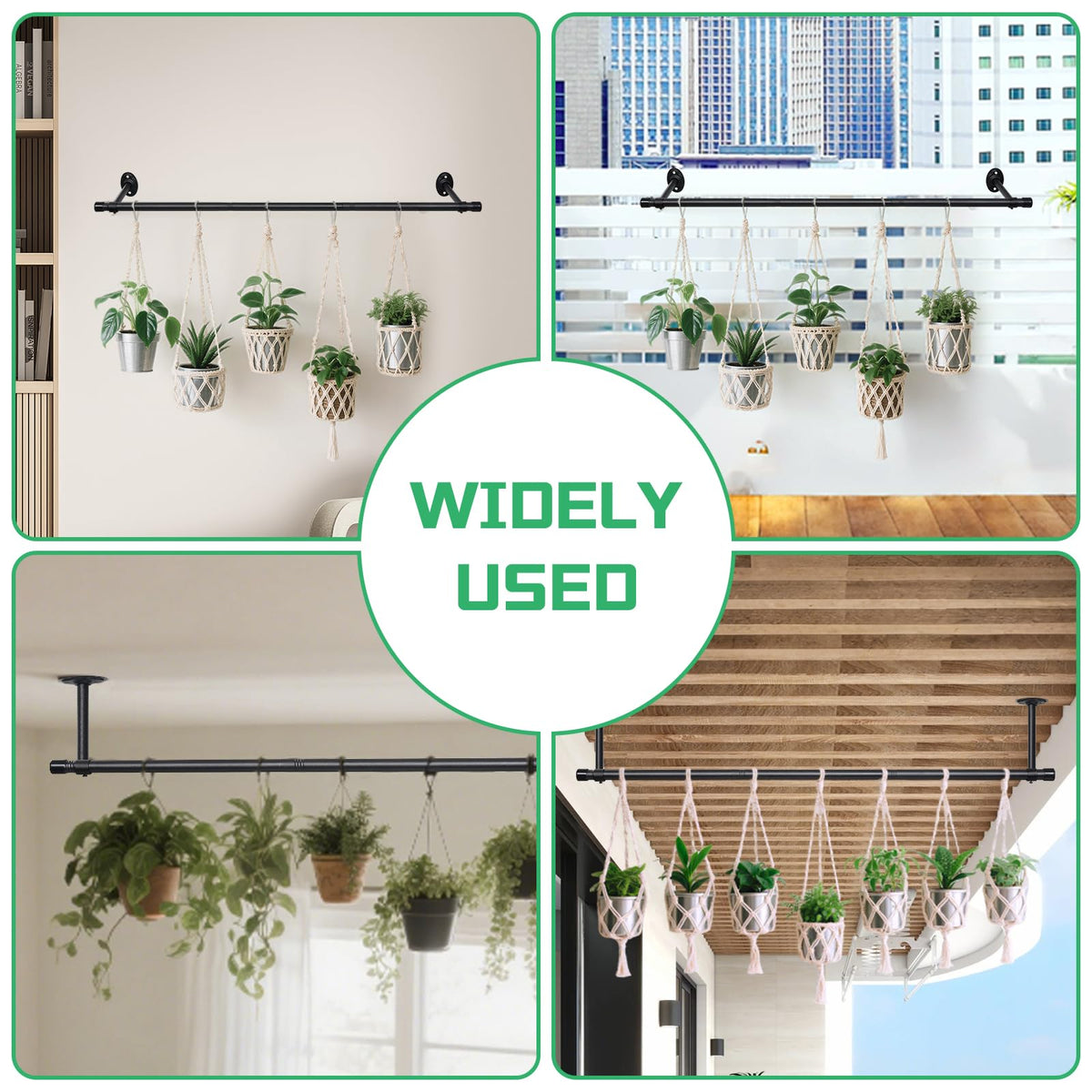 Easy installation with included hardware lets you mount quickly.