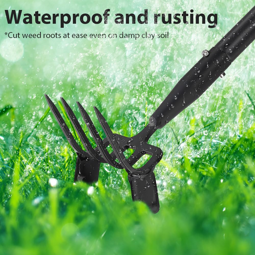 Ihomepark sturdy steel construction handles tough soils with reliable performance.