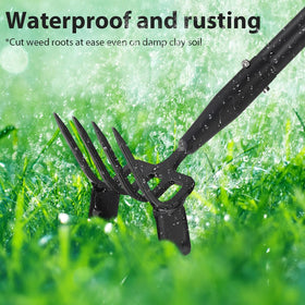 Ihomepark sturdy steel construction handles tough soils with reliable performance.