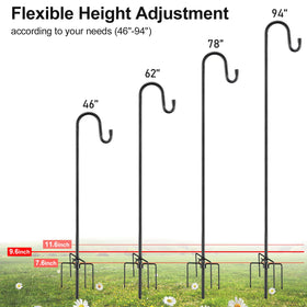 Ihomepark rustproof outdoor pole designed for year-round use
